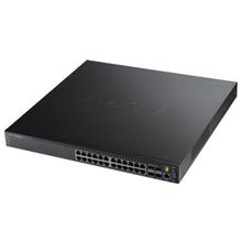 zyxel (Управляемый коммутатор l2+ gigabit ethernet с 24 разъемами rj-45 и 4 sfp-слотами) gs3700-24 gs3700-24-zz0101f