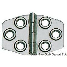 Osculati Hinge polished AISI316 68x46 mm, 38.829.00