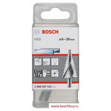 Bosch HSS Ступенчатое сверло 6-39 мм (2608597521 , 2.608.597.521)