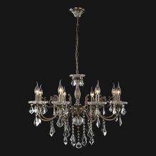 Eurosvet 3281 8 античная бронза прозрачный хрусталь Strotskis