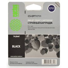 Картридж струйный Cactus CS-EPT1711 черный для Epson XP-33 103 203 207 303 306 403 406 (14.6мл)