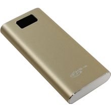 Внешний аккумулятор KS-is Power Bank KS-316 Gold (2xUSB ,  30000mAh,  1  адаптер)