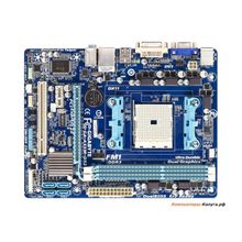 Мат. плата GIGABYTE GA-A55M-DS2 &lt;SFM1, AMD A55, 2*DDR3, PCI-E16x, SVGA, DVI, SATA, GB Lan, mATX, Retail&gt;