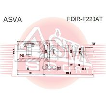 Шрус Внутренний | Прав | Ford  Focus Ii 2004< 2, 0at 23*40*26 Мм ASVA арт. FDIRF220AT