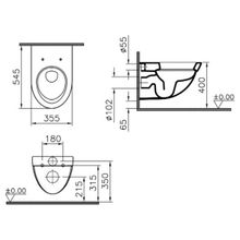 Vitra Унитаз подвесной Form 500 4305B003-6067