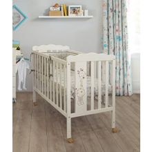 Кроватка 120x60 Micuna Baby Giraffe Ivory   Матрас полиуретановый СН-620(Ivory)