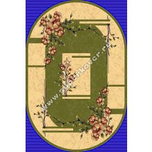 Люберецкий ковер Супер акварель 98501-11-овал, 3 x 6