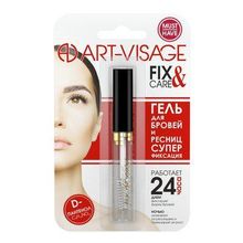 ART-VISAGE Гель для бровей и ресниц СУПЕРФИКСАЦИЯ (прозрачный) | Арт Визаж