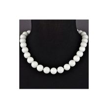 Бусики-Колечки Бусы Кахолонг "Классика 14" арт. НКХ-1(14)-45-1