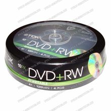 Диск TDK DVD+RW 4.7GB 4X кейкбокс (10)