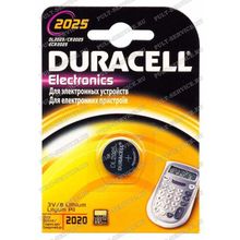 Батарейка Duracell CR2025 (3V) блист-1