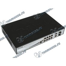 Коммутатор 1U 19" RM D-Link "DES-1210-10 ME B1A" 8 портов 100Мбит сек. + 2 порта 1Гбит сек. SFP, управляемый (oem) [132275]