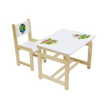 ПМ: Polini Комплект растущей детской мебели Polini kids Eco 400 SM 68х55 см