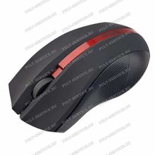 Мышь Perfeo Vertex (USB) черно-красная, беспроводная