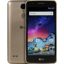 Коммуникатор LG K8 2017 X240 Gold Black (1.3GHz, 1.5GbRAM, 5" 1280x720 IPS, 4G+BT+WiFi+GPS, 16Gb+microSD, 13Mpx, Andr)