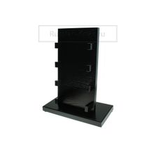 Стойка- панно на 4 ножа из дуба, черный лак, 51821 л