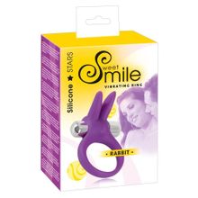 Orion Фиолетовое эрекционное кольцо с вибрацией Smile Rabbit (фиолетовый)