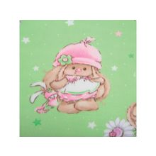 Мона Лиза флисовый 150х200 Зайка на полянке