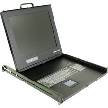 Коммутатор  Procase     Unius17   1U выдвижная PS 2 USB консоль с LCD 17" для модуля KVM  OCTO-8-C или OCTO-16-C