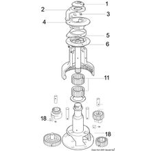 Osculati Feeder arm 16ST, 68.954.01