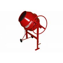 Бетономешалка ПРОФМАШ Б-130, Бетоносмеситель Б-130 Энтузиаст с чугунным венцом, мощность двигателя 600 Вт, объем бака 130 литров, вес 50 кг.