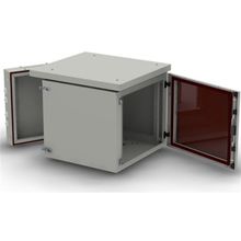 NT WALLBOX IP55 plus 15-64 G Шкаф 19" настенный, пылевлагозащищенный, серый, 15U  600*460,  дверь  стекло-металл.