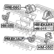 Подушка Двигателя Ат | Зад Прав Лев | Honda Civic Civic Ferio Ek# Ej9 1995-2001 Febest арт. HMEKARR