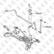 Тяга Стабилизатора Передняя Левая Правая | Перед Лев | Ford Focus C-Max 04-> FIXAR арт. FP0696
