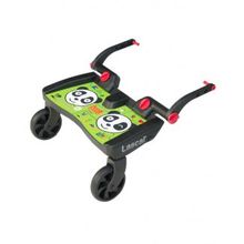 Lascal для второго ребенка Buggy board maxi panda city green