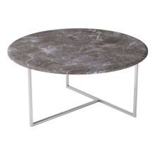 Слайн Стол журнальный Калифорния Маджоре серый мрамор