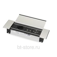 Встраиваемый блок Bachmann Power Frame 2 эл. розетки + 2 USB зарядки (916.0040)