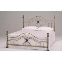 Кровать 9315 L (Размер кровати: 160Х200, Цвет: Antique brass - Античная медь)