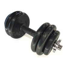 Гантель MB Barbell Atlet 15кг (обрезиненный гриф)