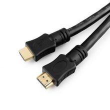 Кабель HDMI 19M-19M V1.4, 15 м, черный, позол. разъемы, Gembird Cablexpert (CC-HDMI4-15M)