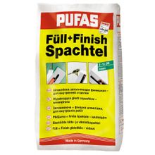 Шпатлевка гипсовая PUFAS FULL+FINISH для внутренних работ (20 кг)