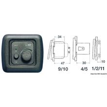 Osculati Electronic dimmer 40 W dark grey, 14.654.02