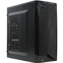 Корпус  Miditower Aerocool   CS-1101 Black   ATX 600W (24+2x4+2x6 8пин)