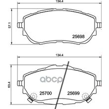 Колодки Тормозные Дисковые | Перед | Toyota Corolla Saloon (_e18_, Zre1_) 1.6 (Zre171_) 06.2013 -  <=> Toyota Corolla Saloon (_e18_, Zre1_) 1.8 Vvti (Zre172) 06.2013 - NISSHINBO арт. NP1116