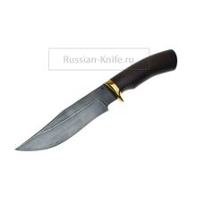 Нож "Олень-1" (сталь ХВ5), рукоять-  кожа дерево