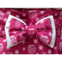 LovelyCare Конверт на выписку Зимняя сказка, фуксия (овчина) 100359