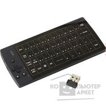 Upvel UM-517KB Беспроводной полноразмерный TouchPad пульт + полная 56 клавишная QWERTY клавиатура стильный HI-TECH корпус