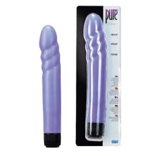 Фиолетовый водонепроницаемый вибромассажер Pure Vibes - 21,8 см. Фиолетовый