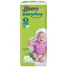 Libero Everyday Size 3 (4-9 кг) 46 шт