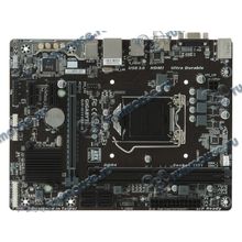 Мат. плата Socket1151 GIGABYTE "GA-H110M-H" (iH110, 2xDDR4, SATA III, PCI-E, D-Sub, HDMI, 1Гбит LAN, USB3.0, mATX) (ret) [132006]