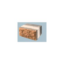 Трехслойный теплосберегающий стеновой строительный блок (Теплоблок)