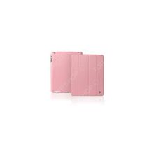 Чехол для iPad 2 Jison Smart Leather Case. Цвет: розовый