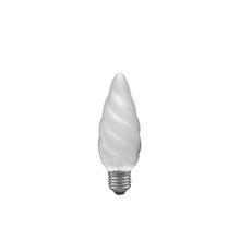 Paulmann. 74065 Лампа свеча большая закрученная, сатин, E27, 50мм, 60W