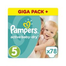 Pampers Active Baby-Dry 11-18 кг 5 78 шт