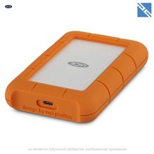 Жесткий диск внешний Lacie 4TB Rugged USB 3.1 Gen 1 Type-C и -A  STFR4000800