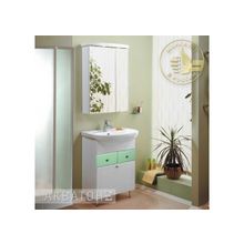 Акватон Мебель для ванной Норма 65 (салатовый) - Сменные элементы тумбы Кристалл салатовые